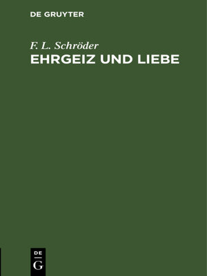 cover image of Ehrgeiz und Liebe